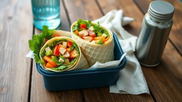Wrap froid : la solution express pour des repas équilibrés partout