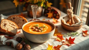 Cette soupe de potimarron aux châtaignes va révolutionner vos repas d'automne