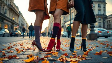 Le retour choc du duo chaussettes et talons : audace stylée ou faute impardonnable ?