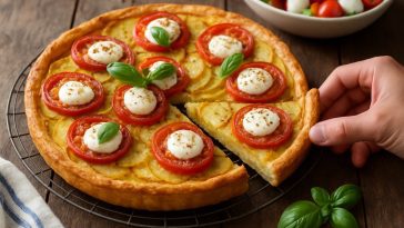 Oubliez tout ce que vous savez sur les tartes : cette version Caprese aux pommes de terre est irrésistible