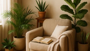Ces 3 plantes transformeront votre coin lecture en véritable cocon de bien-être