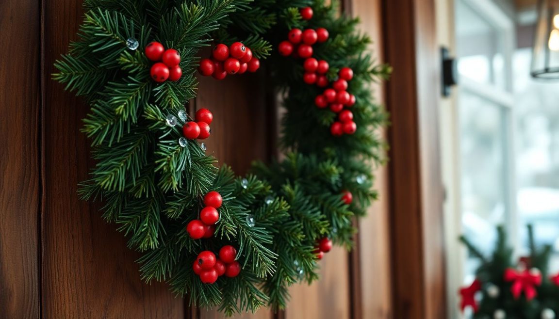 Couronne de Noël : découvrez ces gestes étonnamment simples qui la gardent fraîche 8 semaines au lieu de flétrir immédiatement