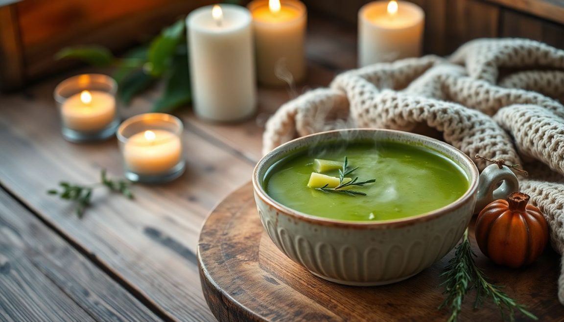 La soupe aux légumes verts parfaite pour des soirées d’hiver ultra-douces et réconfortantes