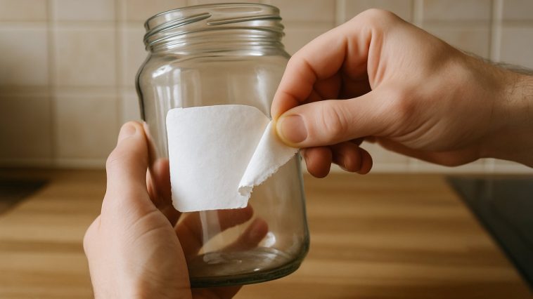 Restes d'étiquettes : les meilleures astuces pour les enlever sans abîmer vos surfaces