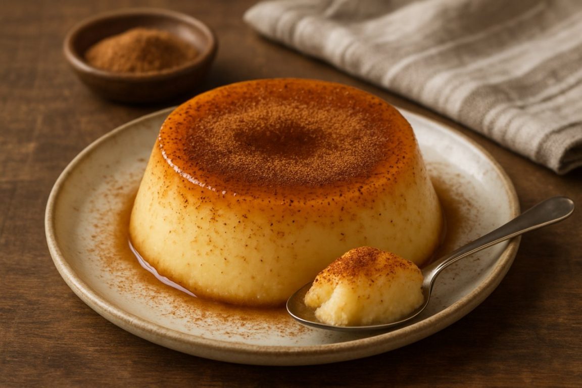 Impossible de résister à ce flan portugais crousti-crème maison !