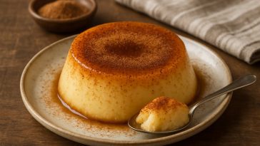 Impossible de résister à ce flan portugais crousti-crème maison !