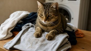 poils animaux sur linge