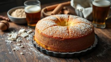 Recette gâteau à la bière : moelleux, parfumé et surprenamment facile à réaliser