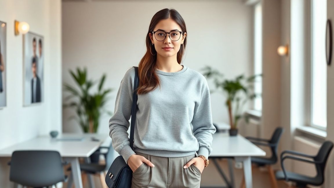 Le sweat-shirt chic s’impose partout : voici comment le porter au bureau et ailleurs