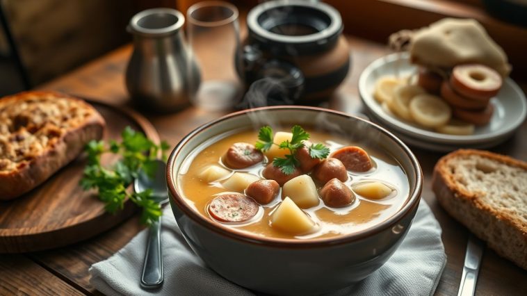 Le secret de la célèbre soupe allemande aux pommes de terre ultra crémeuse et savoureuse