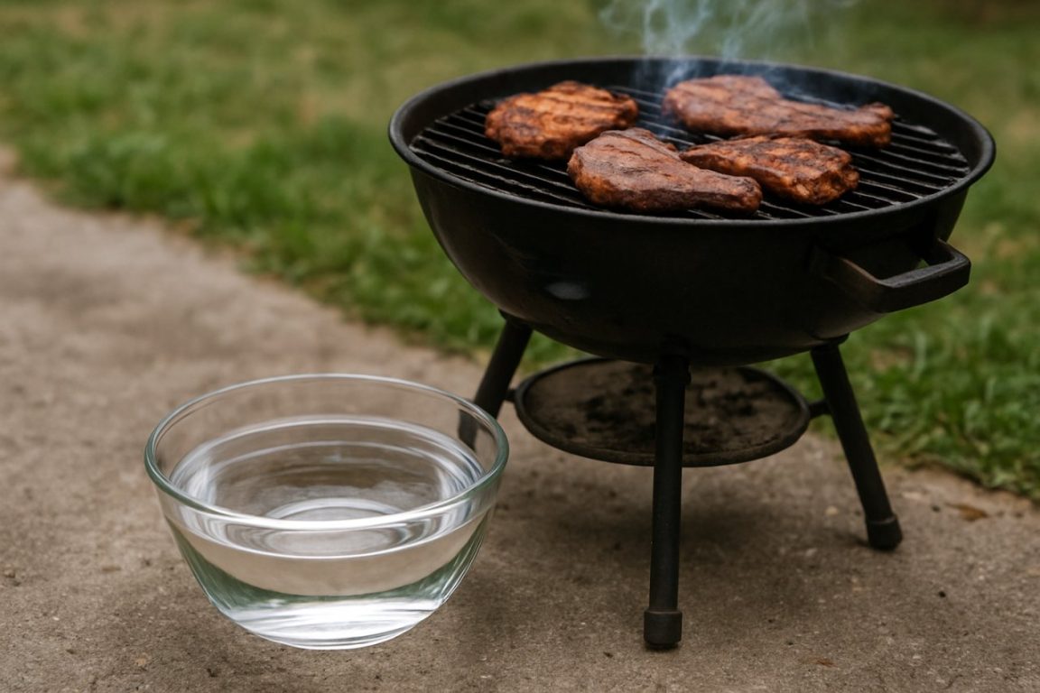 Cette astuce avec un bol d'eau pourrait bien changer votre façon de faire des grillades cet été