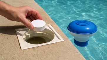 Chlore dans le skimmer ou dans un flotteur : quelle est la bonne méthode pour votre piscine ?