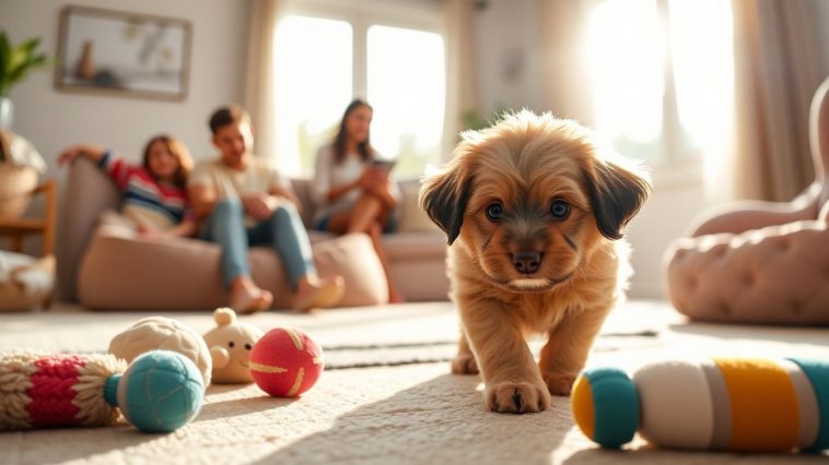 Chiot à la maison : tout ce qu'il faut savoir pour réussir ses premiers jours
