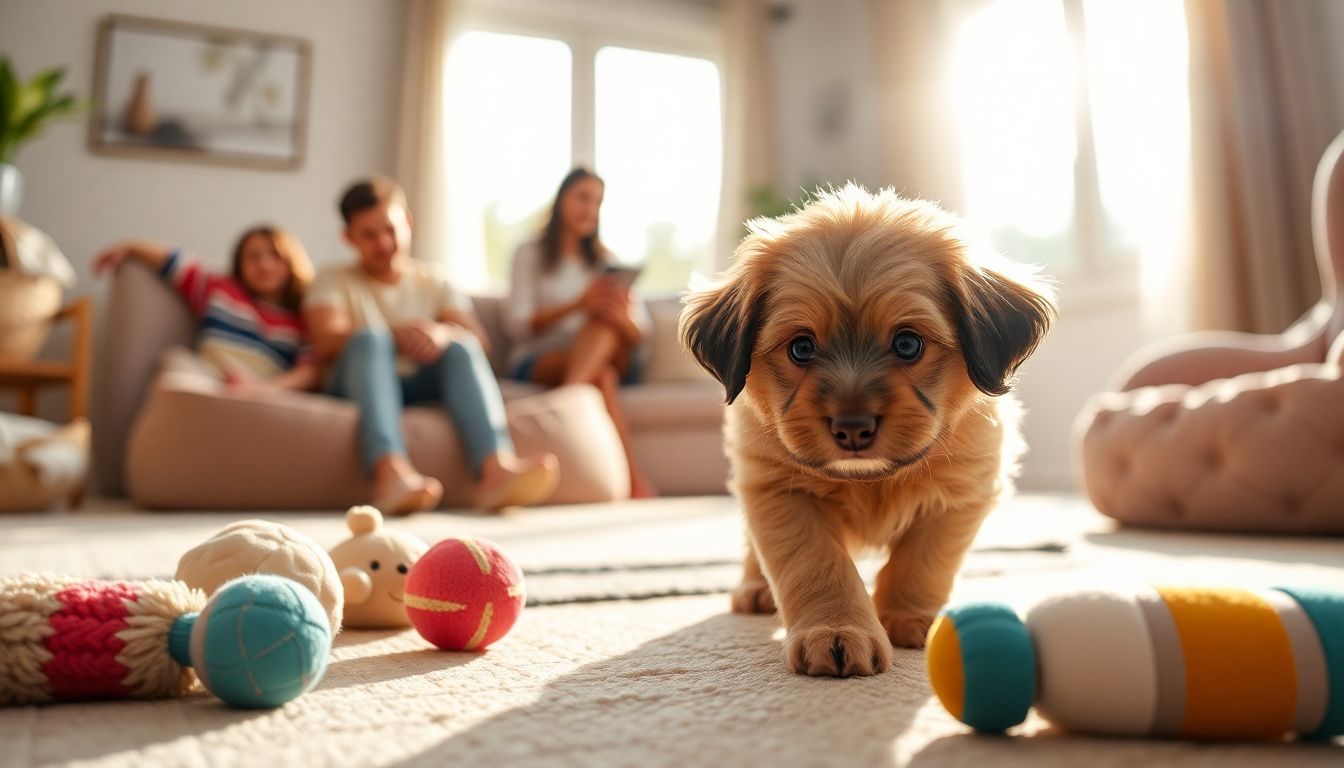 Chiot à la maison : tout ce qu'il faut savoir pour réussir ses premiers jours
