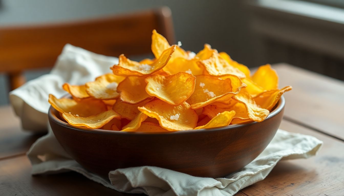 Chips de pommes de terre croustillantes : le snack qu'on ne peut pas s'empêcher de partager