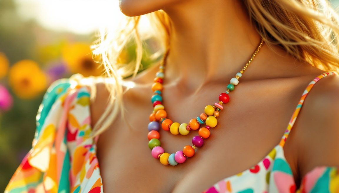 Envie d'un look estival réussi ? Ces colliers colorés font toute la différence