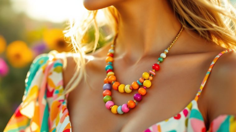 Envie d'un look estival réussi ? Ces colliers colorés font toute la différence