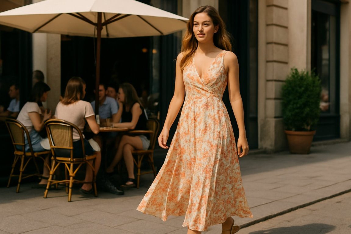 Cette robe longue aux motifs colorés fait l'unanimité cet été, et voici pourquoi elle convient à toutes les morphologies
