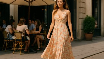 Cette robe longue aux motifs colorés fait l'unanimité cet été, et voici pourquoi elle convient à toutes les morphologies