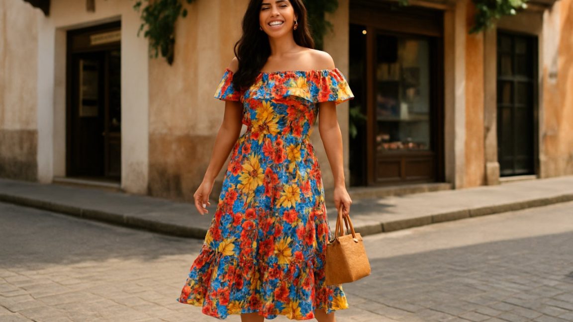 Ces chaussures élégantes transforment instantanément une robe colombienne en look chic et estival