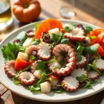 Fraîche, iodée et généreuse : cette salade campagnarde au poulpe va surprendre vos invités