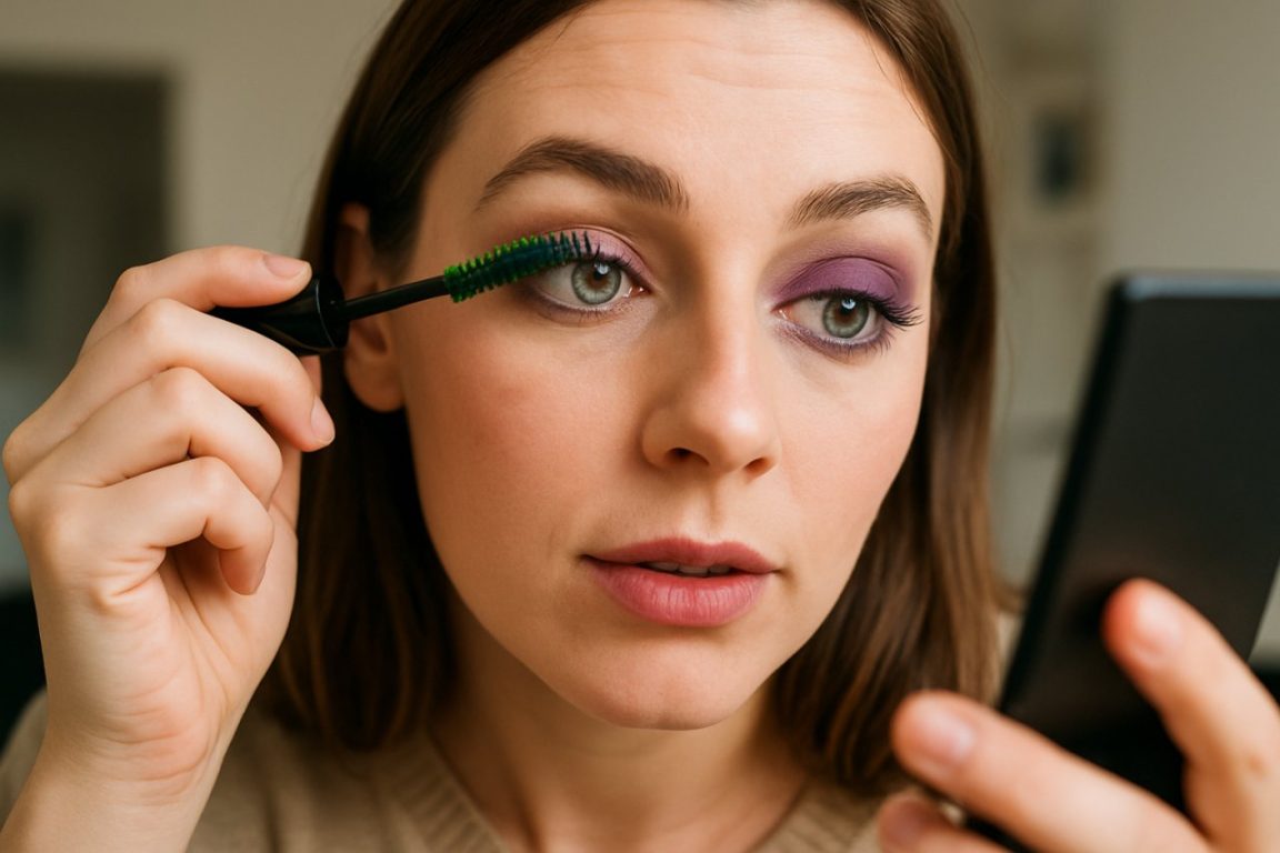 Bleu, prune, vert… le mascara coloré transforme le regard, à condition de respecter ces quelques règles