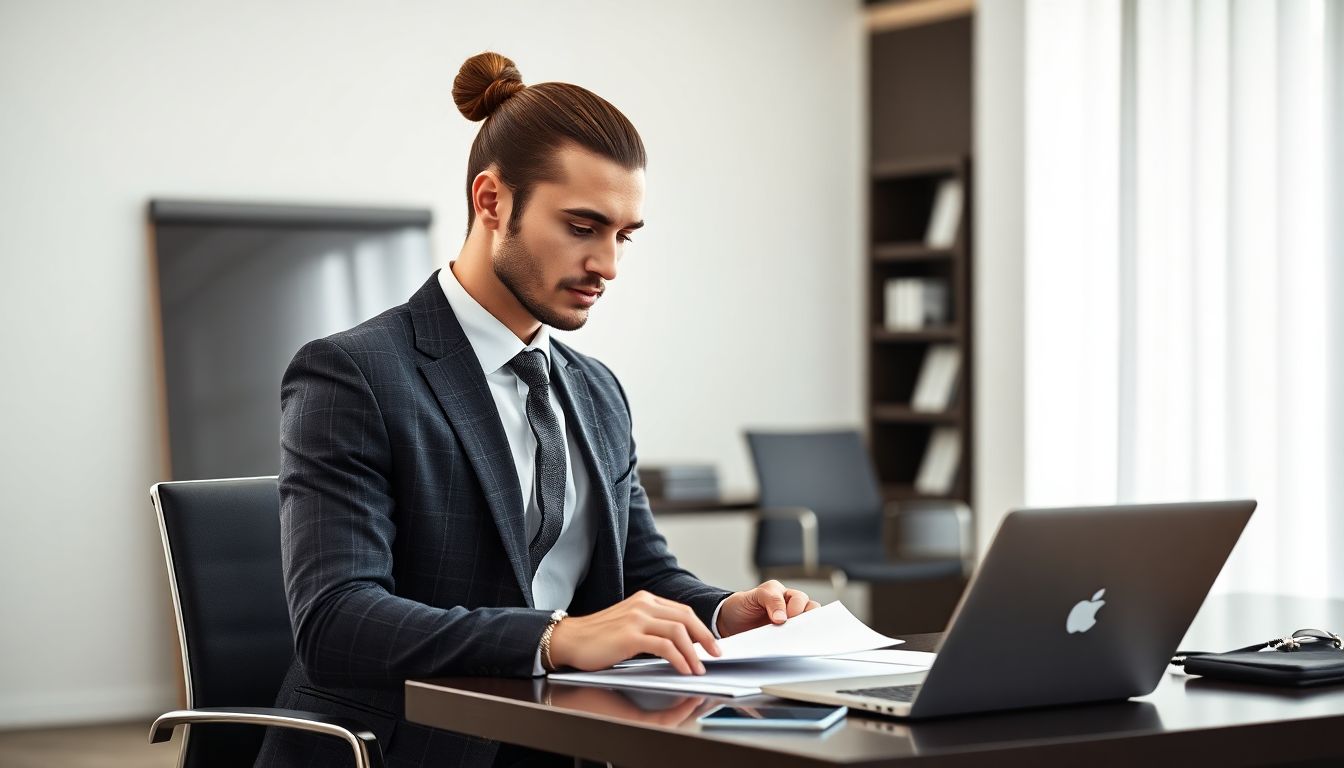 Male bun au bureau : comment adopter cette coiffure tout en restant élégant et professionnel ?