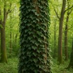 Lierre sur les arbres