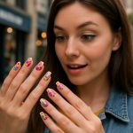 Manucure Florale Colorée : Des Ongles qui Font Vraiment Tourner les Têtes