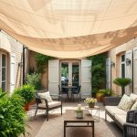 Ni parasol ni pergola : le voile d'ombrage, cette solution aérienne qui transforme votre terrasse en vrai coin d'ombre