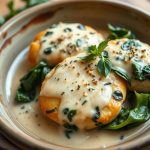 Poulet crémeux au parmesan et aux épinards