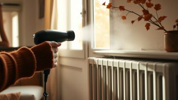 Avant de rallumer le chauffage, passez le sèche-cheveux sur votre radiateur : voici pourquoi c'est une excellente idée