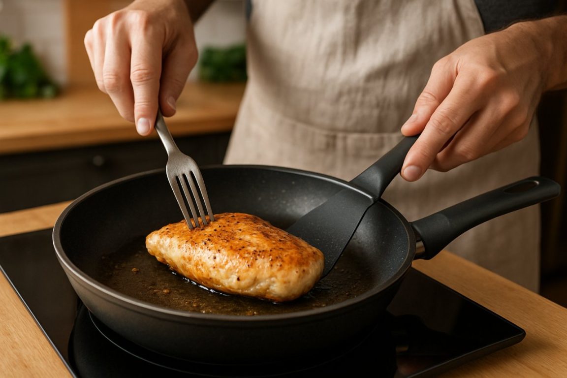 Poulet à la poêle : les vraies astuces pour une viande tendre avec peu de matière grasse